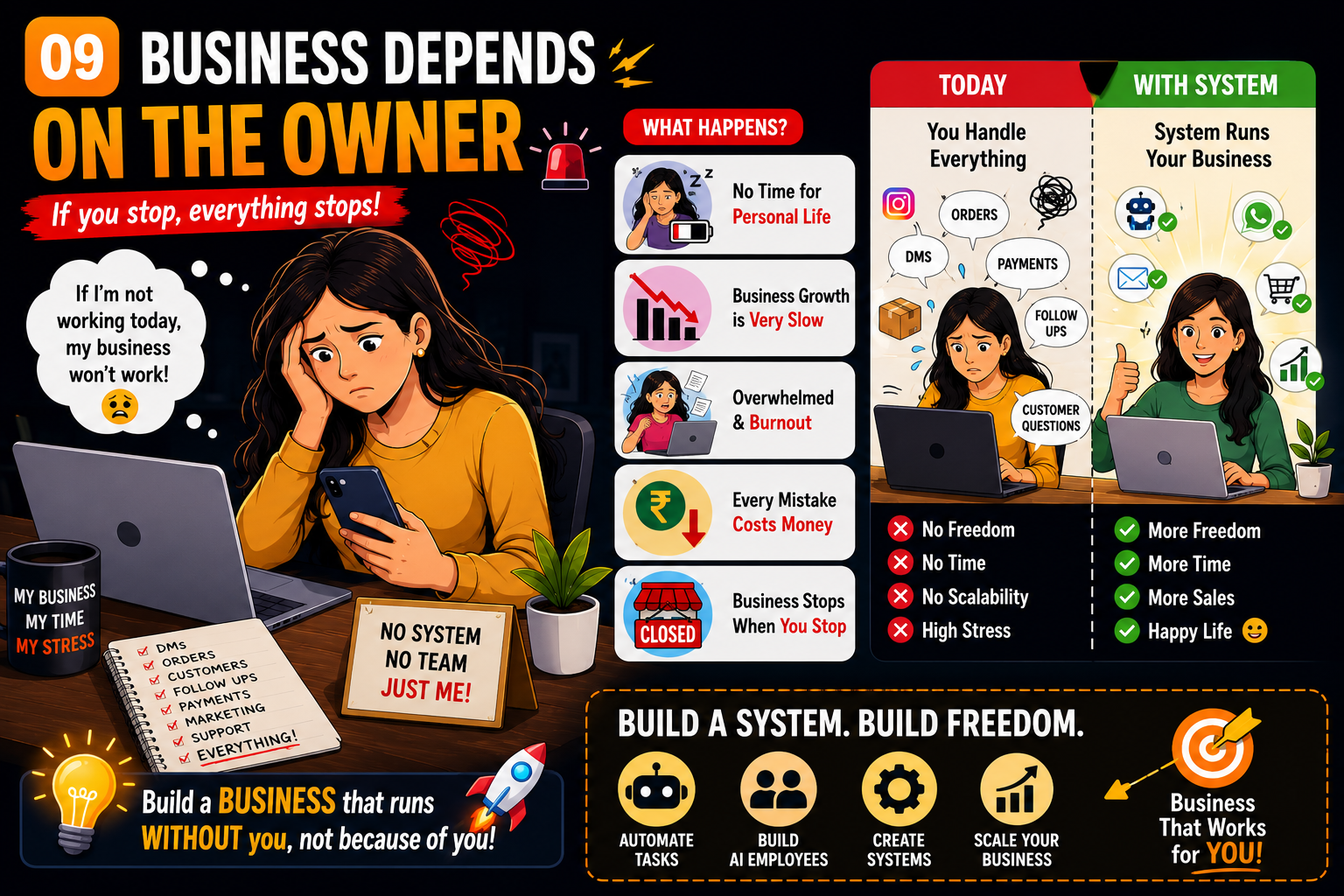Business Depends on the Owner
